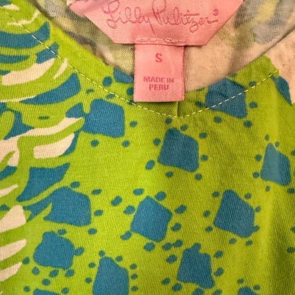 Lilly Pulitzer Daniella Dress Roar of the Jungle Limeade Green Size Small - Picture 10 of 10